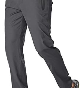 BASUDAM Men's Athletic Pants Thin Lightweight Quick Dry Zipper Pockets Outdoor Sports Pants for Running Jogging Hiking
