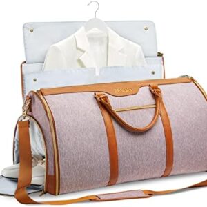 Garment Bag for Travel, Carry On Garment Bag,3 in 1 Hanging Suitcase Suit Weekender Travel Bag