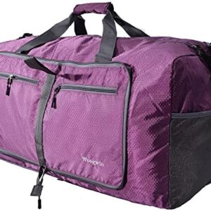 Woogwin Travel Duffel Bag Large Foldable Waterproof Overnight Bag for Beach Swim Bags Pool Sports Gym